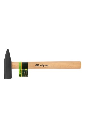 Молоток слесарный 1000 г, квадратный боек, деревянная рукоятка Сибртех