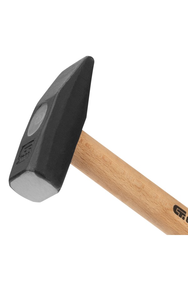 Молоток слесарный 1000 г, квадратный боек, деревянная рукоятка Сибртех