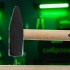 Молоток слесарный 1500 г, квадратный боек, деревянная рукоятка Сибртех
