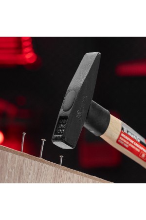 Молоток слесарный, 100 г, квадратный боек, деревянная рукоятка Matrix