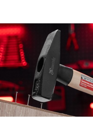 Молоток слесарный, 400 г, квадратный боек, деревянная рукоятка Matrix