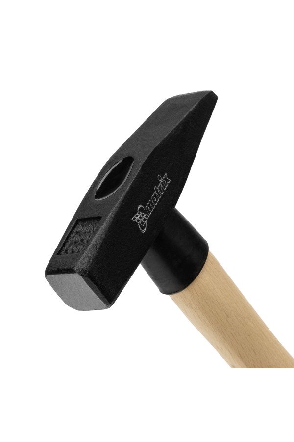 Молоток слесарный, 400 г, квадратный боек, деревянная рукоятка Matrix