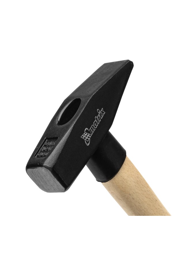 Молоток слесарный, 600 г, квадратный боек, деревянная рукоятка Matrix