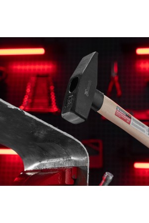 Молоток слесарный, 1000 г, квадратный боек, деревянная рукоятка Matrix