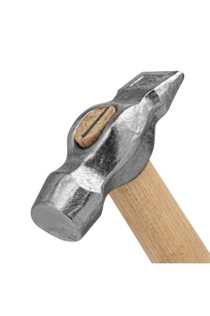 Молоток слесарный, 400 г, круглый боек, деревянная рукоятка Россия