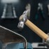 Молоток слесарный, 400 г, круглый боек, деревянная рукоятка Россия