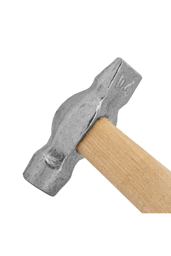 Молоток слесарный, 400 г, круглый боек, деревянная рукоятка