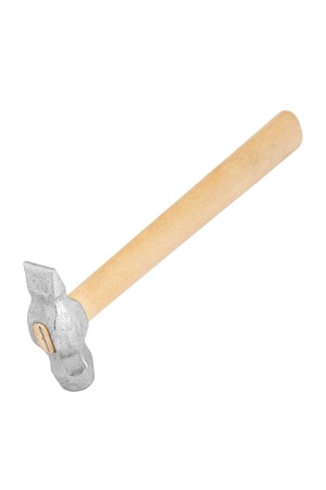 Молоток слесарный, 500 г, круглый боек, деревянная рукоятка Россия