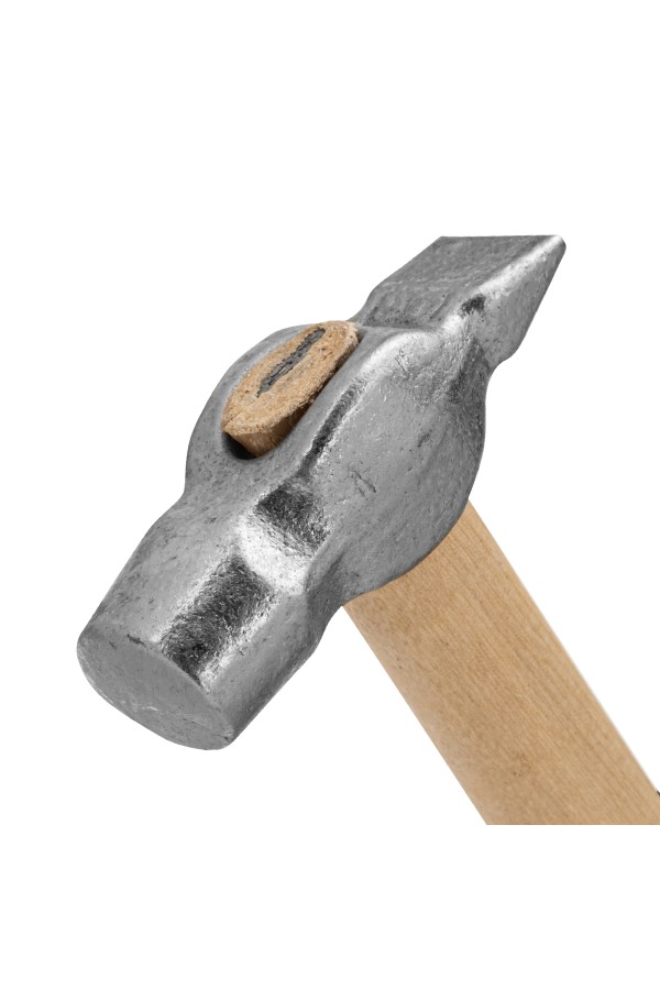 Молоток слесарный, 600 г, круглый боек, деревянная рукоятка