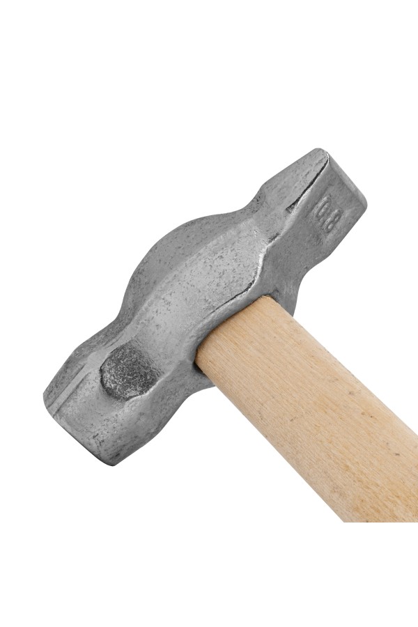 Молоток слесарный, 800 г, круглый боек, деревянная рукоятка