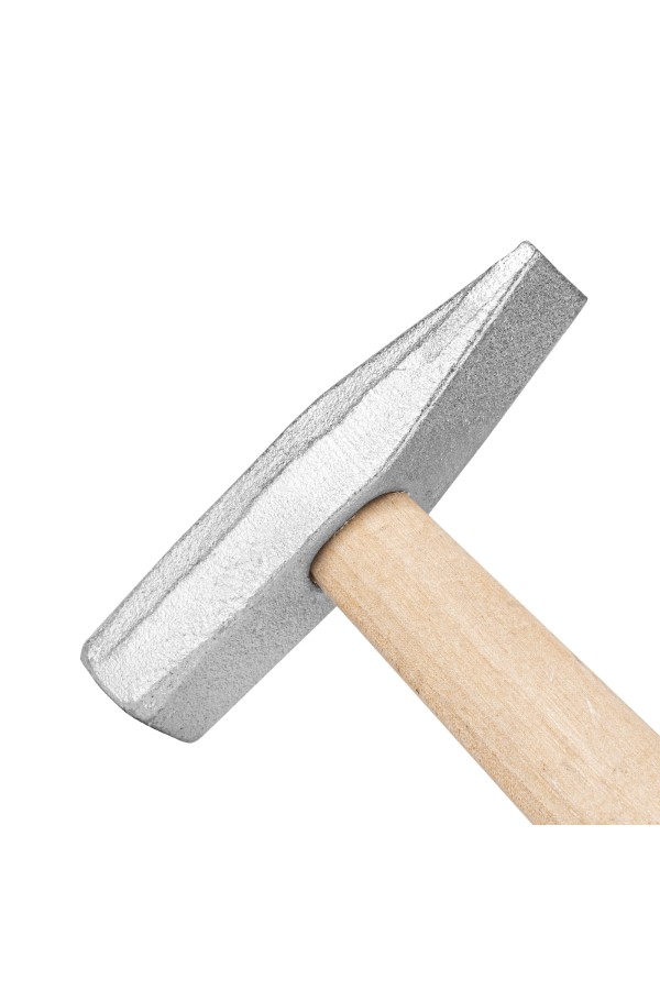 Молоток слесарный, 200 г, квадратный боек, деревянная рукоятка