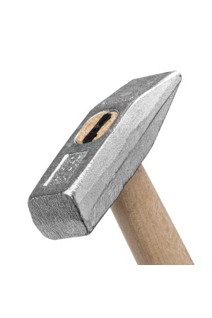 Молоток слесарный, 400 г, квадратный боек, деревянная рукоятка Россия