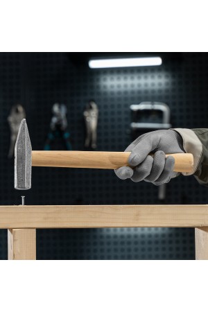 Молоток слесарный, 500 г, квадратный боек, деревянная рукоятка Россия