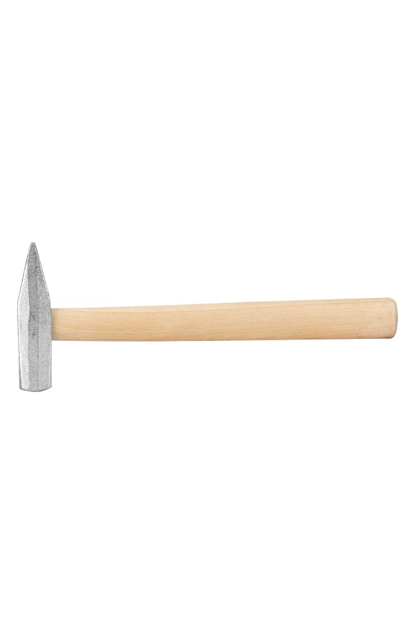 Молоток слесарный, 500 г, квадратный боек, деревянная рукоятка