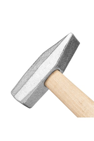 Молоток слесарный, 800 г, квадратный боек, деревянная рукоятка Россия