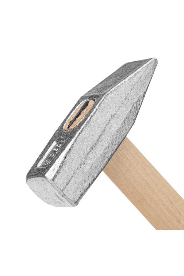 Молоток слесарный, 800 г, квадратный боек, деревянная рукоятка