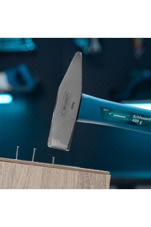 Молоток слесарный, 400 г, квадратный боек, фибергласовая обрезиненная рукоятка Gross