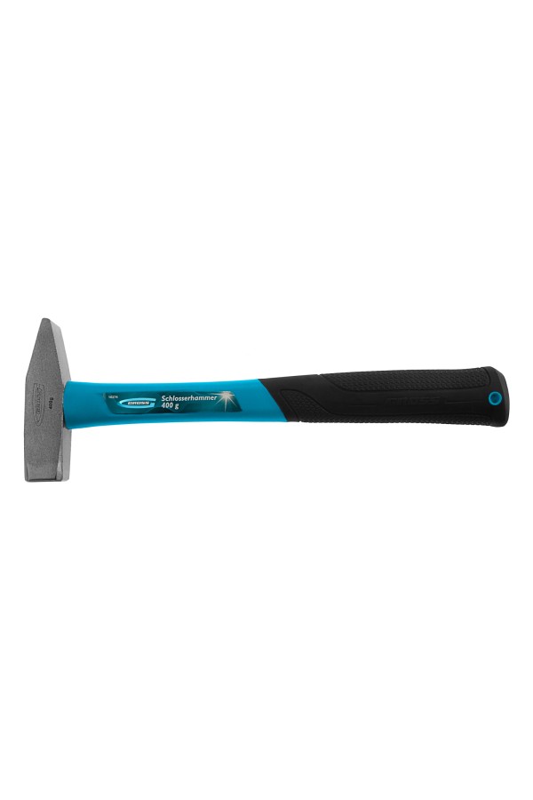 Молоток слесарный, 400 г, квадратный боек, фибергласовая обрезиненная рукоятка Gross