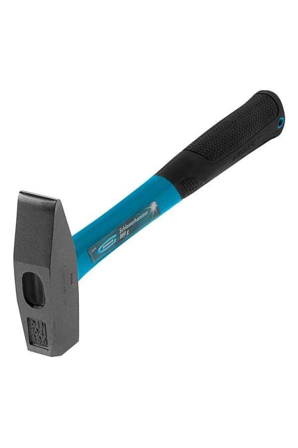 Молоток слесарный, 800 г, квадратный боек, фибергласовая обрезиненная рукоятка Gross
