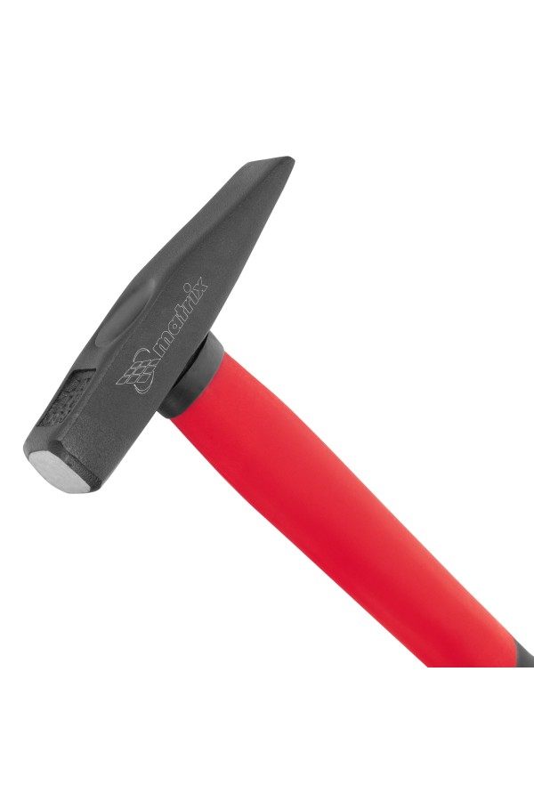 Молоток слесарный, 100 г, фибергласовая обрезиненная рукоятка Matrix