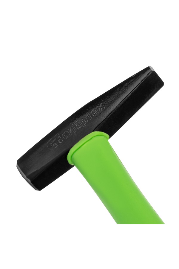 Молоток слесарный, 100 г, фибергласовая обрезиненная рукоятка Сибртех