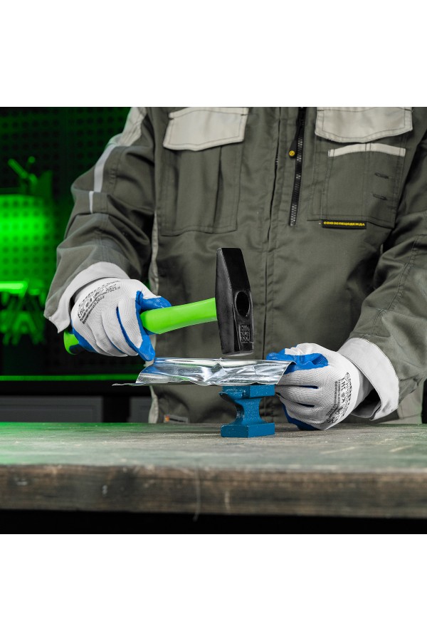 Молоток слесарный, 600 г, фибергласовая обрезиненная рукоятка Сибртех