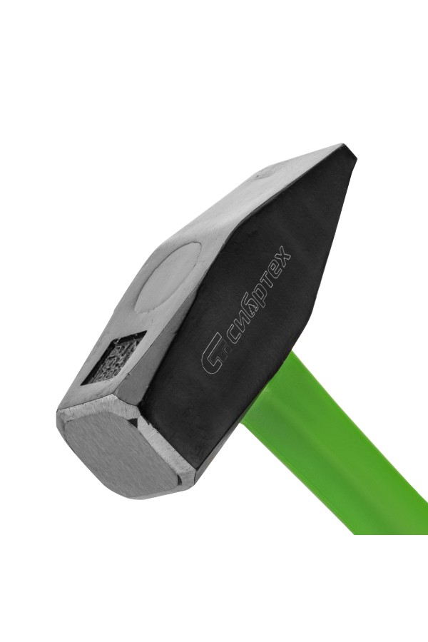 Молоток слесарный, 1500 г, фибергласовая обрезиненная рукоятка Сибртех