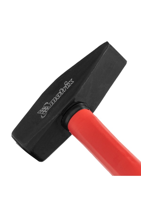 Молоток слесарный, 1000 г, фибергласовая обрезиненная рукоятка Matrix