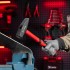 Молоток слесарный, 1000 г, фибергласовая обрезиненная рукоятка Matrix