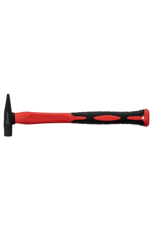 Молоток слесарный optimal, 100 г, фибергласовая обрезиненная рукоятка, квадратный боек Matrix