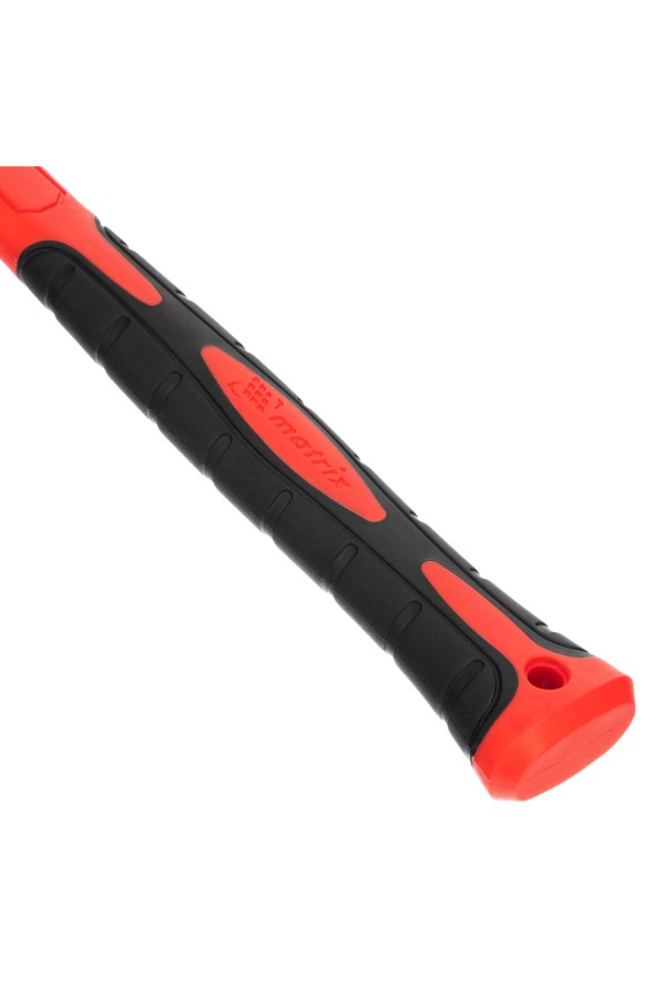 Молоток слесарный optimal, 200 г, фибергласовая обрезиненная рукоятка, квадратный боек Matrix