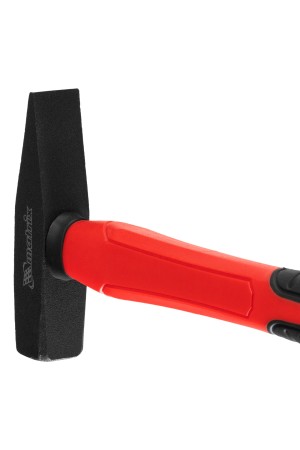 Молоток слесарный optimal, 200 г, фибергласовая обрезиненная рукоятка, квадратный боек Matrix