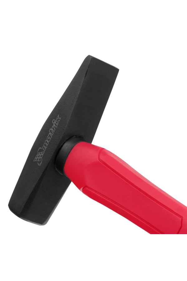 Молоток слесарный optimal, 300 г, фибергласовая обрезиненная рукоятка, квадратный боек Matrix