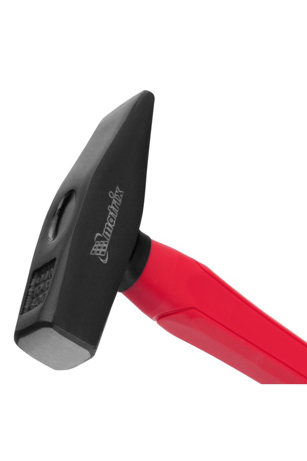 Молоток слесарный optimal, 400 г, фибергласовая обрезиненная рукоятка, квадратный боек Matrix