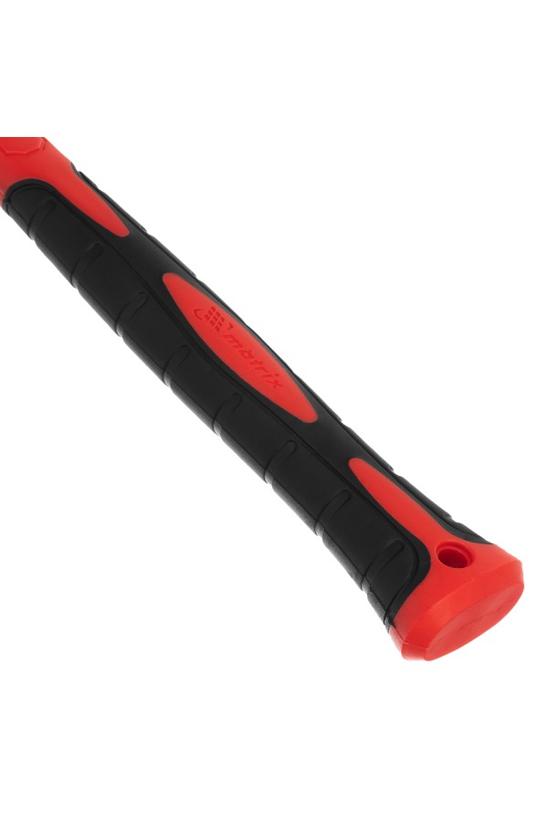 Молоток слесарный optimal, 600 г, фибергласовая обрезиненная рукоятка, квадратный боек Matrix