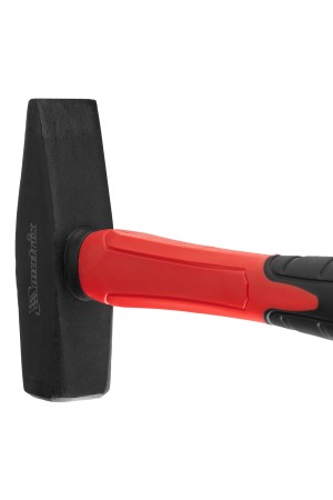 Молоток слесарный optimal, 600 г, фибергласовая обрезиненная рукоятка, квадратный боек Matrix