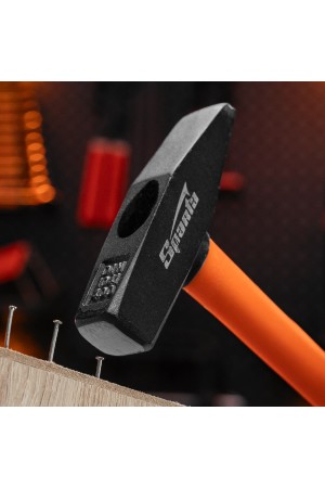 Молоток слесарный, 400 г, фибергласовая обрезиненная рукоятка Sparta