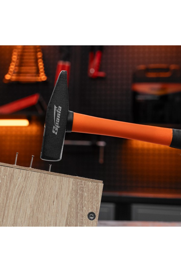 Молоток слесарный, 400 г, фибергласовая обрезиненная рукоятка Sparta