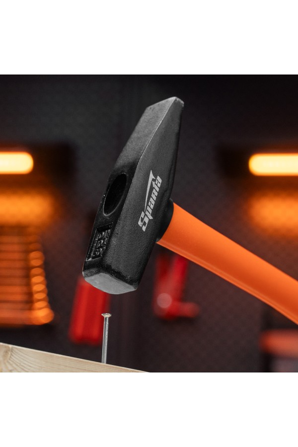 Молоток слесарный, 500 г, фибергласовая обрезиненная рукоятка Sparta