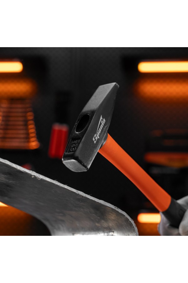 Молоток слесарный, 500 г, фибергласовая обрезиненная рукоятка Sparta