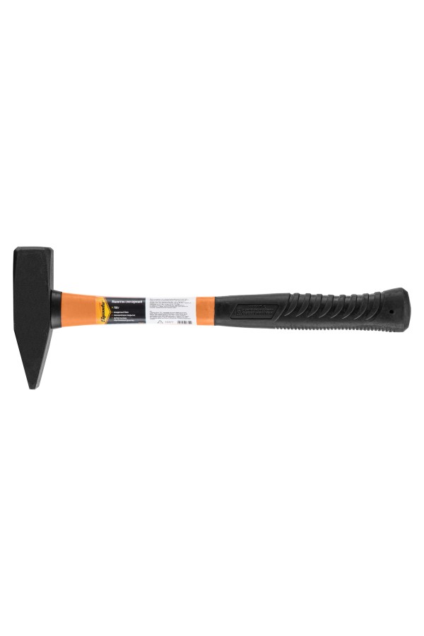 Молоток слесарный, 800 г, фибергласовая обрезиненная рукоятка Sparta