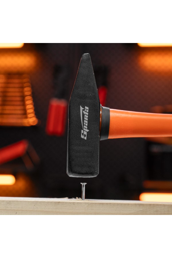 Молоток слесарный, 800 г, фибергласовая обрезиненная рукоятка Sparta