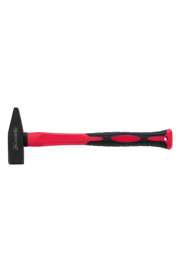 Молоток слесарный optimal, 800 г, фибергласовая обрезиненная рукоятка, квадратный боек Matrix