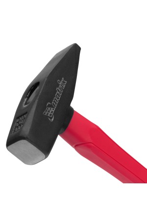 Молоток слесарный optimal, 800 г, фибергласовая обрезиненная рукоятка, квадратный боек Matrix