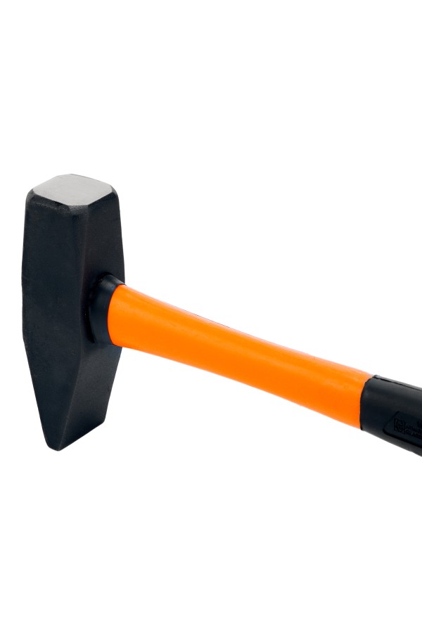 Молоток слесарный, 1000 г, фибергласовая обрезиненная рукоятка Sparta