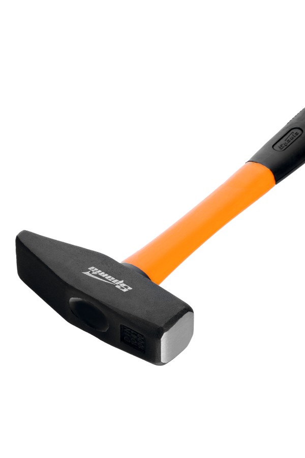 Молоток слесарный, 1000 г, фибергласовая обрезиненная рукоятка Sparta