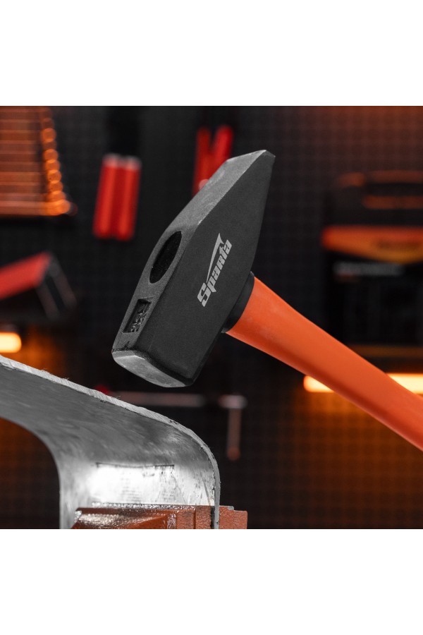 Молоток слесарный, 1500 г, фибергласовая обрезиненная рукоятка Sparta