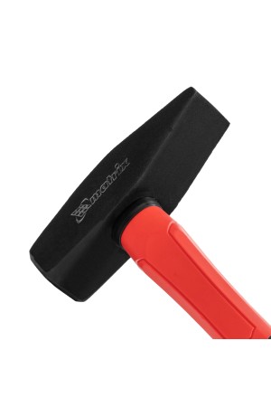 Молоток слесарный optimal, 1000 г, фибергласовая обрезиненная рукоятка, квадратный боек Matrix