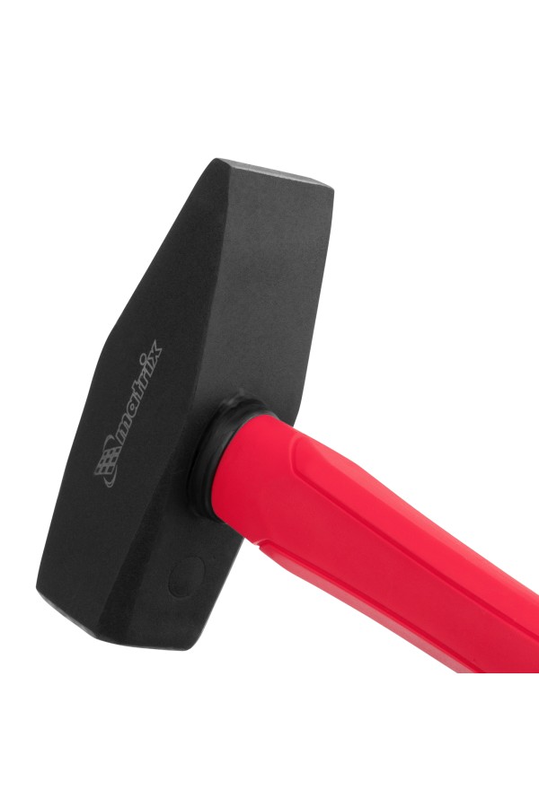 Молоток слесарный optimal, 1500 г, фибергласовая обрезиненная рукоятка, квадратный боек Matrix