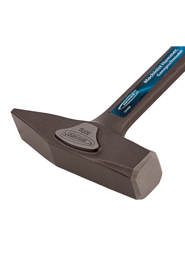 Молоток слесарный, цельнокованый, трехкомпонентная рукоятка, 300 г Gross